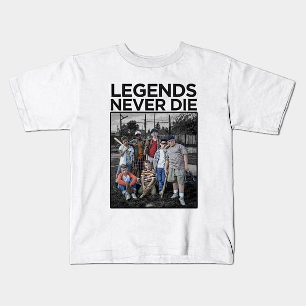 LEGENDS NEVER DIE Kids T-Shirt by CrazyRich Bimasakti1'no11